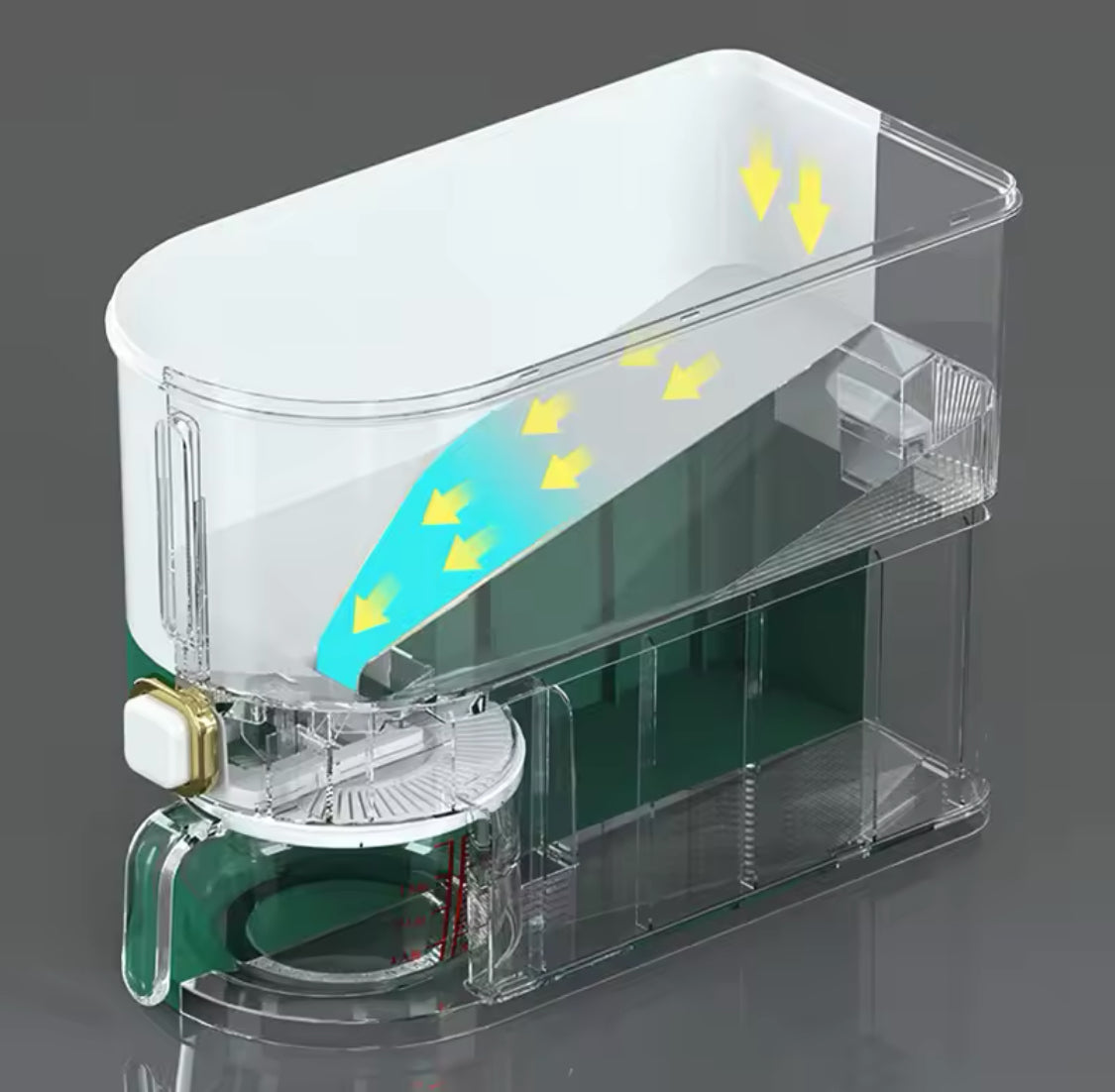 Insect Proof Press Type Cereal Dispenser, Rice Storage Box, Moisture Proof Rice Storage Container Insect Proof Press Type Cereal Dispenser, Rice Storage Box, Moisture Proof Rice Storage Container